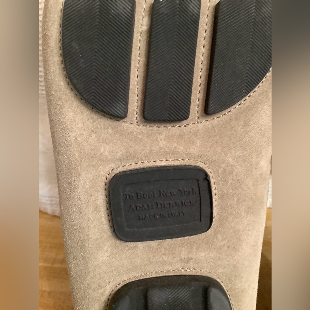 To Boot New York Adam Derrick Suede Brown Men’s 7.5 Drivers Shoes NWOB $325‌ - Picture 12 of 16